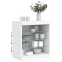 Aparador con luces LED blanco 60,5x37x67 cm de , Aparadores - Ref: Foro24-836693, Precio: 68,14 €, Descuento: %