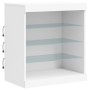 Aparador con luces LED blanco 60,5x37x67 cm de , Aparadores - Ref: Foro24-836693, Precio: 68,14 €, Descuento: %