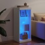 Aparador con luces LED blanco 41x37x100 cm de , Aparadores - Ref: Foro24-836728, Precio: 73,65 €, Descuento: %