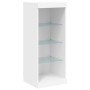 Aparador con luces LED blanco 41x37x100 cm de , Aparadores - Ref: Foro24-836728, Precio: 73,65 €, Descuento: %