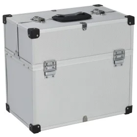 Caja de herramientas aluminio plateado 38x22,5x34 cm de vidaXL, Cajas de herramientas - Ref: Foro24-91848, Precio: 62,59 €, D...