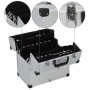 Caja de herramientas aluminio plateado 38x22,5x34 cm de vidaXL, Cajas de herramientas - Ref: Foro24-91848, Precio: 66,49 €, D...