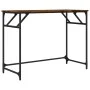 Engineered wood and smoked oak steel desk 100x45x76 cm by , Desks - Ref: Foro24-842268, Price: 48,94 €, Discount: %
