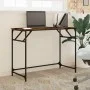 Engineered wood and smoked oak steel desk 100x45x76 cm by , Desks - Ref: Foro24-842268, Price: 48,94 €, Discount: %
