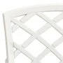 Sillas de jardín 6 unidades aluminio fundido blanco de , Sillas de jardín - Ref: Foro24-3216321, Precio: 741,89 €, Descuento: %