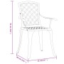 Sillas de jardín 6 unidades aluminio fundido blanco de , Sillas de jardín - Ref: Foro24-3216321, Precio: 787,77 €, Descuento: %