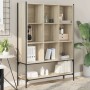 Estantería madera de ingeniería roble Sonoma 102x30x141,5 cm de , Librerías y estanterías - Ref: Foro24-3214330, Precio: 108,...