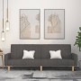 Sofá cama de 2 plazas tela gris oscuro de , Sofás - Ref: Foro24-375759, Precio: 284,36 €, Descuento: %