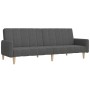 Sofá cama de 2 plazas tela gris oscuro de , Sofás - Ref: Foro24-375759, Precio: 284,36 €, Descuento: %