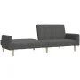Sofá cama de 2 plazas tela gris oscuro de , Sofás - Ref: Foro24-375759, Precio: 279,44 €, Descuento: %