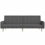 Sofá cama de 2 plazas tela gris oscuro de , Sofás - Ref: Foro24-375759, Precio: 279,44 €, Descuento: %