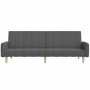 Sofá cama de 2 plazas tela gris oscuro de , Sofás - Ref: Foro24-375759, Precio: 284,36 €, Descuento: %
