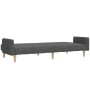 Sofá cama de 2 plazas tela gris oscuro de , Sofás - Ref: Foro24-375759, Precio: 284,36 €, Descuento: %