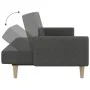 2 seater sofa bed dark gray fabric by , Sofas - Ref: Foro24-375759, Price: 279,44 €, Discount: %