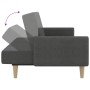 Sofá cama de 2 plazas tela gris oscuro de , Sofás - Ref: Foro24-375759, Precio: 284,36 €, Descuento: %
