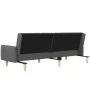 Sofá cama de 2 plazas tela gris oscuro de , Sofás - Ref: Foro24-375759, Precio: 279,44 €, Descuento: %