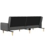 Sofá cama de 2 plazas tela gris oscuro de , Sofás - Ref: Foro24-375759, Precio: 284,36 €, Descuento: %