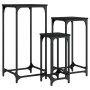 Mesitas auxiliares apilables 3 uds madera de ingeniería negro de , Mesas auxiliares - Ref: Foro24-838938, Precio: 49,79 €, De...