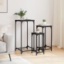 Mesitas auxiliares apilables 3 uds madera de ingeniería negro de , Mesas auxiliares - Ref: Foro24-838938, Precio: 49,79 €, De...