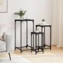 Mesitas auxiliares apilables 3 uds madera de ingeniería negro de , Mesas auxiliares - Ref: Foro24-838938, Precio: 49,68 €, De...