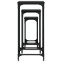Stackable side tables 3 units black engineered wood by , Side tables - Ref: Foro24-838938, Price: 49,68 €, Discount: %
