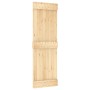 Puerta corredera con herrajes madera maciza de pino 70x210 cm de , Puertas - Ref: Foro24-3203086, Precio: 170,10 €, Descuento: %