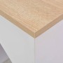 Mesa de bar con estantería blanca 115x59x200 cm de vidaXL, Mesas de cocina y de comedor - Ref: Foro24-280230, Precio: 227,86 ...