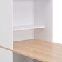Mesa de bar con estantería blanca 115x59x200 cm de vidaXL, Mesas de cocina y de comedor - Ref: Foro24-280230, Precio: 227,86 ...