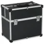 Black aluminum toolbox 38x22.5x34 cm by vidaXL, Toolboxes - Ref: Foro24-91849, Price: 63,46 €, Discount: %
