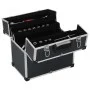 Black aluminum toolbox 38x22.5x34 cm by vidaXL, Toolboxes - Ref: Foro24-91849, Price: 63,46 €, Discount: %