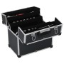 Caja de herramientas aluminio negro 38x22,5x34 cm de vidaXL, Cajas de herramientas - Ref: Foro24-91849, Precio: 69,91 €, Desc...