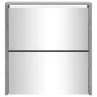 Mueble zapatero con espejo 2 niveles gris Sonoma 63x17x67 cm de , Zapateros y organizadores de calzado - Ref: Foro24-342633, ...
