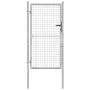 Silberverzinktes Gartentor aus Stahl, 105 x 200 cm von vidaXL, Gartentore - Ref: Foro24-144758, Preis: 217,81 €, Rabatt: %