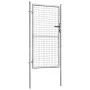 Silberverzinktes Gartentor aus Stahl, 105 x 200 cm von vidaXL, Gartentore - Ref: Foro24-144758, Preis: 217,81 €, Rabatt: %