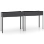 Jardineras 2 unidades acero galvanizado gris antracita de , Maceteros y jardineras - Ref: Foro24-3154237, Precio: 100,77 €, D...