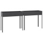 Jardineras 2 unidades acero galvanizado gris antracita de , Maceteros y jardineras - Ref: Foro24-3154237, Precio: 100,77 €, D...