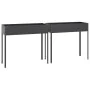 Jardineras 2 unidades acero galvanizado gris antracita de , Maceteros y jardineras - Ref: Foro24-3154237, Precio: 103,18 €, D...