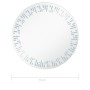 Espejo de baño con LED 70 cm de vidaXL, Espejos - Ref: Foro24-144721, Precio: 81,54 €, Descuento: %