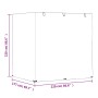 Fundas de banco balancín 2 uds 12 ojales PE 220x177x220 cm de , Fundas para muebles de jardín - Ref: Foro24-3155383, Precio: ...