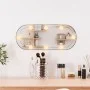 Espejo de pared ovalado con luces LED vidrio 20x50 cm de , Espejos - Ref: Foro24-3189159, Precio: 29,60 €, Descuento: %