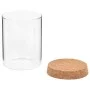 Tarros de almacenaje con tapa de corcho 6 unidades 650 ml de vidaXL, Botes de galletas - Ref: Foro24-50839, Precio: 41,52 €, ...