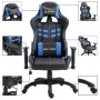 Silla de gaming de cuero sintético azul de vidaXL, Sillones para videojuegos - Ref: Foro24-20192, Precio: 185,07 €, Descuento: %