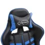 Silla de gaming de cuero sintético azul de vidaXL, Sillones para videojuegos - Ref: Foro24-20192, Precio: 185,07 €, Descuento: %