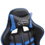 Silla de gaming de cuero sintético azul de vidaXL, Sillones para videojuegos - Ref: Foro24-20192, Precio: 187,93 €, Descuento: %