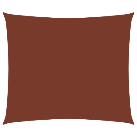 Toldo de vela rectangular tela Oxford terracota 3x4 m de , Sombrillas - Ref: Foro24-135375, Precio: 43,51 €, Descuento: %