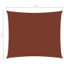 Toldo de vela rectangular tela Oxford terracota 3x4 m de , Sombrillas - Ref: Foro24-135375, Precio: 43,51 €, Descuento: %