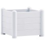 Arriate de jardín PP blanco 43x43x35 cm de , Maceteros y jardineras - Ref: Foro24-313971, Precio: 74,60 €, Descuento: %