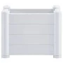Arriate de jardín PP blanco 43x43x35 cm de , Maceteros y jardineras - Ref: Foro24-313971, Precio: 76,57 €, Descuento: %