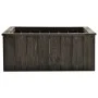 Arriate de madera maciza de pino gris oscuro 74x77x30 cm de , Maceteros y jardineras - Ref: Foro24-315415, Precio: 90,64 €, D...