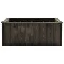 Arriate de madera maciza de pino gris oscuro 74x77x30 cm de , Maceteros y jardineras - Ref: Foro24-315415, Precio: 90,64 €, D...